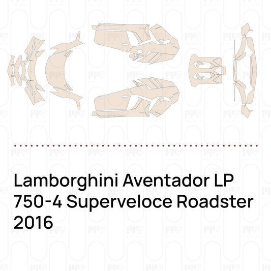 Pre-Cut PPF Lamborghini Aventador LP 750-4 Superveloce Roadster 2016