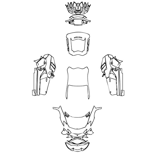 Pre-Cut PPF Lamborghini Aventador LP 780-4 Ultimae 2023 - PPF-Kits