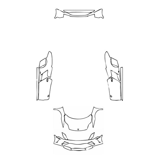 Pre-Cut PPF Lamborghini Gallardo LP 560-4 Spyder 2013 - PPF-Kits