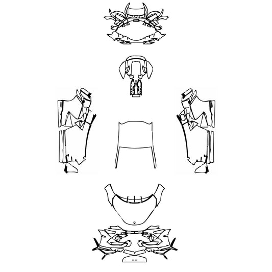 Pre-Cut PPF Lamborghini Revuelto 2024 - PPF-Kits
