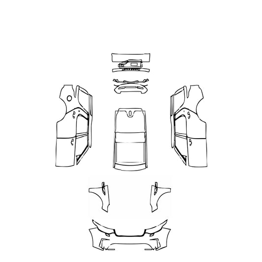 Pre-Cut PPF Land Rover Discovery Discovery 5 HSE Luxury 2017 - PPF-Kits
