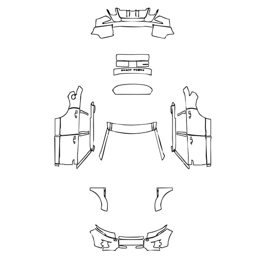 Pre-Cut PPF Land Rover Range Rover Evoque 5 Doors Base 2014 - PPF-Kits