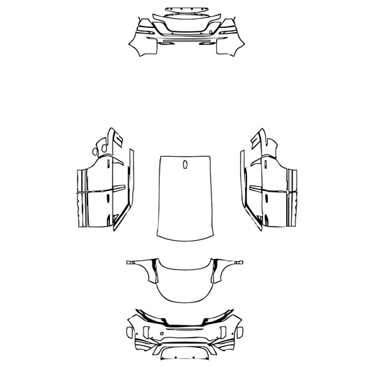 Pre-Cut PPF Land Rover Range Rover Evoque 5 Doors Base 2024 - PPF-Kits
