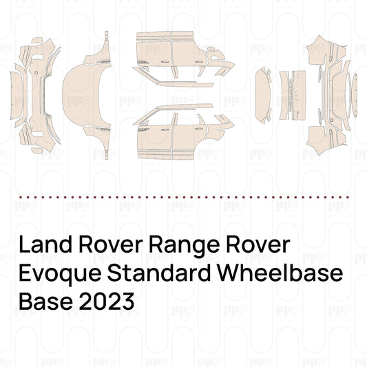 Pre-Cut PPF Land Rover Range Rover Evoque Standard Wheelbase Base 2023