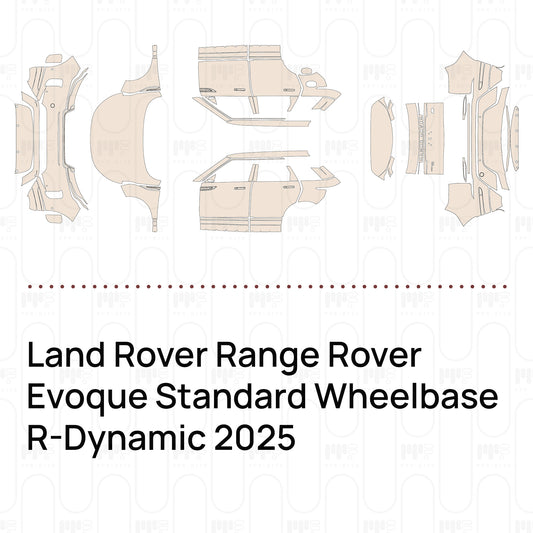 Pre-Cut PPF Land Rover Range Rover Evoque Standard Wheelbase R-Dynamic 2025