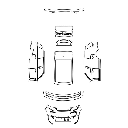 Pre-Cut PPF Land Rover Range Rover Extended Wheelbase SVAutobiography 2019 - PPF-Kits