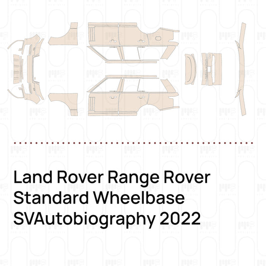 Pre-Cut PPF Land Rover Range Rover Standard Wheelbase SVAutobiography 2022