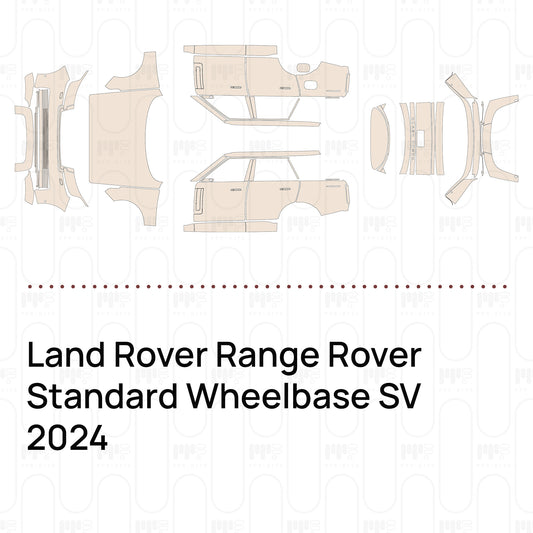 Pre-Cut PPF Land Rover Range Rover Standard Wheelbase SV 2024
