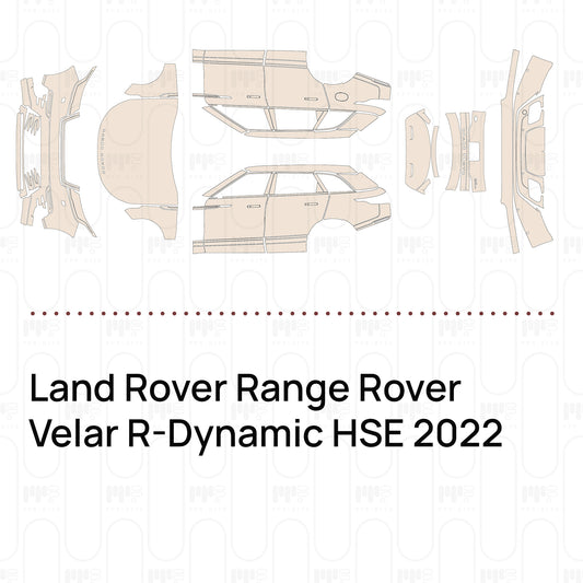 Pre-Cut PPF Land Rover Range Rover Velar R-Dynamic HSE 2022