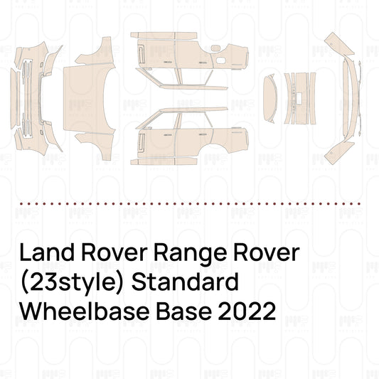 Pre-Cut PPF Land Rover Range Rover (23style) Standard Wheelbase Base 2022