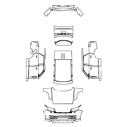 Pre-Cut PPF Land Rover Range Rover (23style) Standard Wheelbase Base 2023 - PPF-Kits