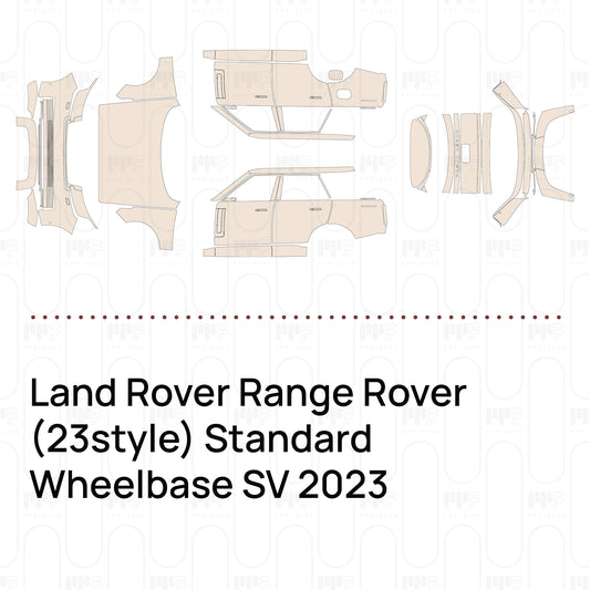 Pre-Cut PPF Land Rover Range Rover (23style) Standard Wheelbase SV 2023