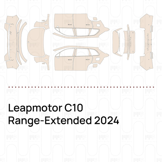 Leapmotor C10 Range-Extended 2024 – Forskåret PPF-lakbeskyttelsesfilm