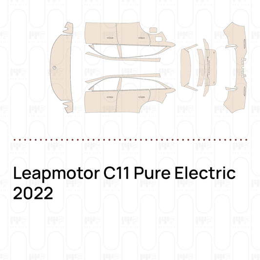 Leapmotor C11 Pure Electric 2022 – Forskåret PPF-lakbeskyttelsesfilm