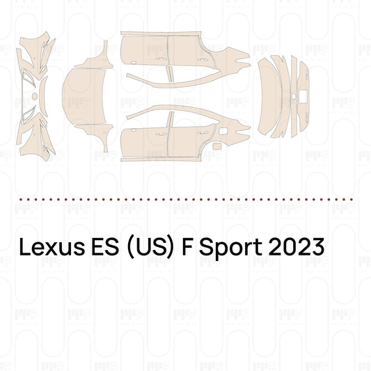 Pre-Cut PPF Lexus ES (US) F Sport 2023