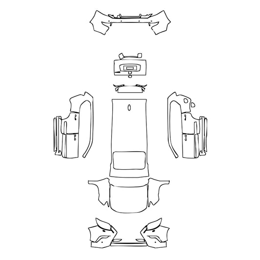 Pre-Cut PPF Lexus GX 2021 - PPF-Kits