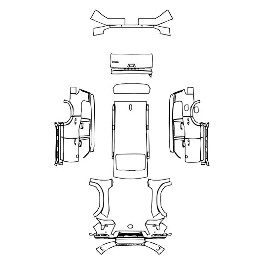 Pre-Cut PPF Lexus GX (US) Luxury+ 2024 - PPF-Kits