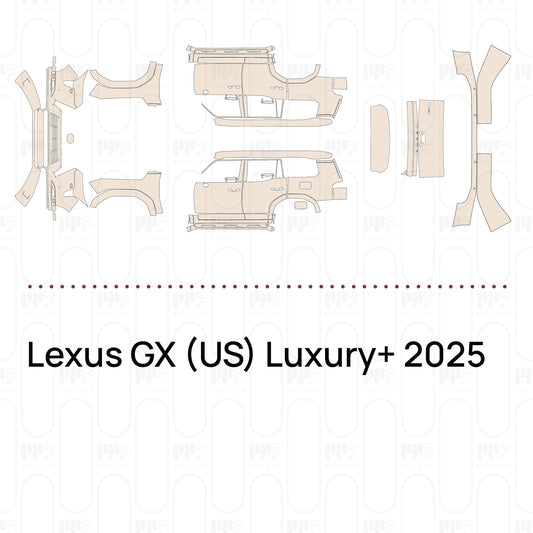 Pre-Cut PPF Lexus GX (US) Luxury+ 2025