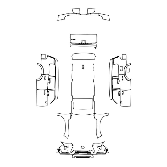 Pre-Cut PPF Lexus GX (US) Overtrail+ 2024 - PPF-Kits
