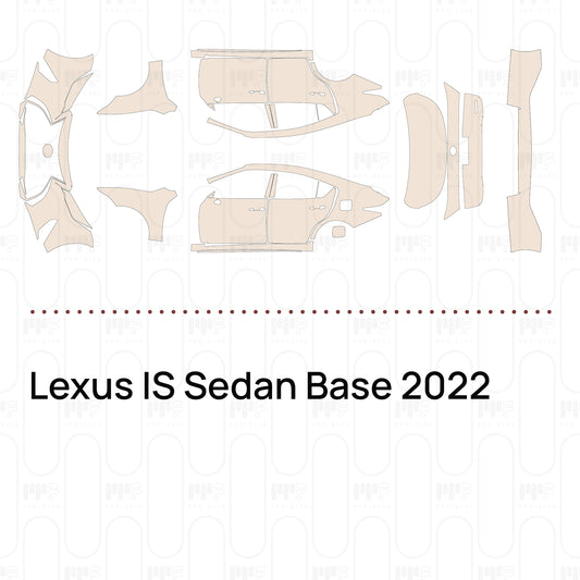Pre-Cut PPF Lexus IS Sedan Base 2022