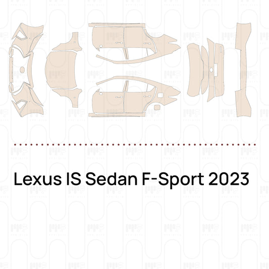 Pre-Cut PPF Lexus IS Sedan F-Sport 2023
