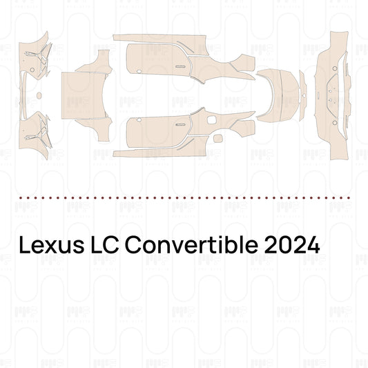 Pre-Cut PPF Lexus LC Convertible 2024