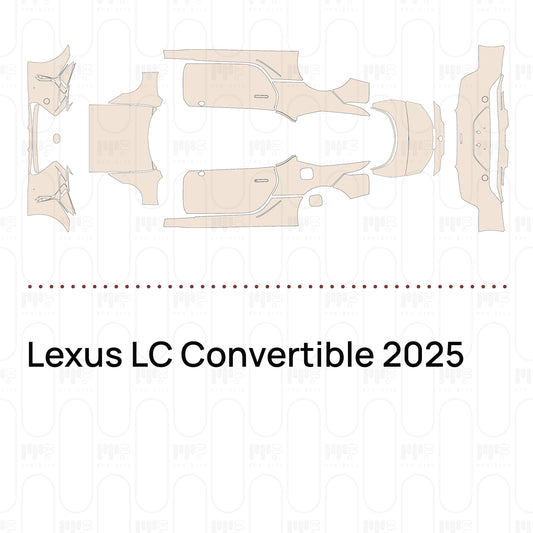 Pre-Cut PPF Lexus LC Convertible 2025