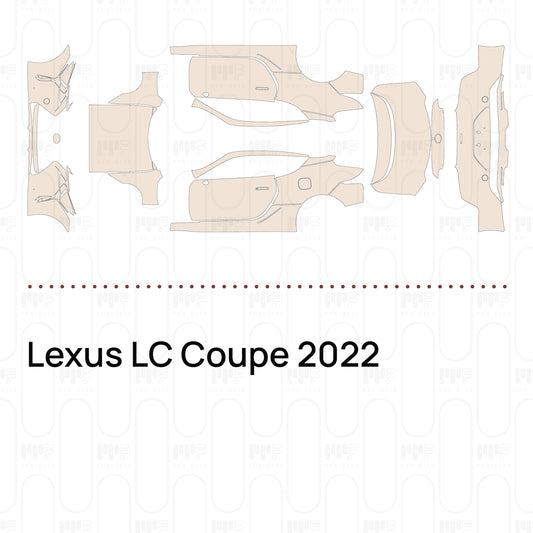 Pre-Cut PPF Lexus LC Coupe 2022