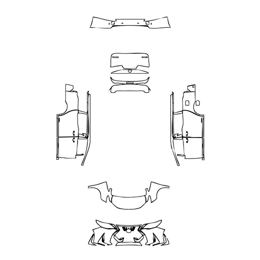 Pre-Cut PPF Lexus LM 2021 - PPF-Kits