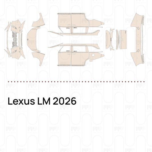 Pre-Cut PPF Lexus LM 2026
