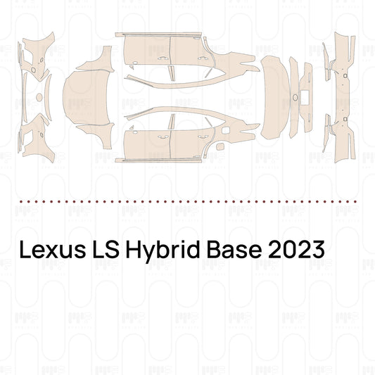 Pre-Cut PPF Lexus LS Hybrid Base 2023