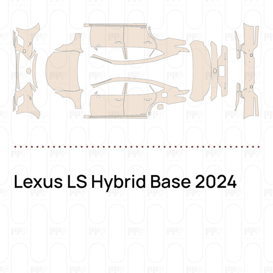 Pre-Cut PPF Lexus LS Hybrid Base 2024