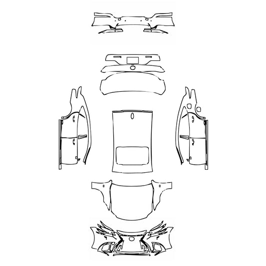 Pre-Cut PPF Lexus LS Hybrid F Sport 2019 - PPF-Kits