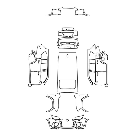 Pre-Cut PPF Lexus LX F-sport 2025 - PPF-Kits
