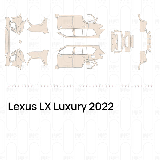 Pre-Cut PPF Lexus LX Luxury 2022