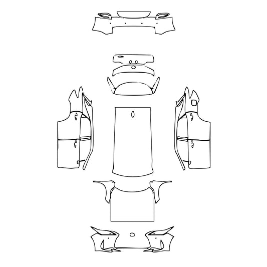 Pre-Cut PPF Lexus RX RX (SWB) Base 2020 - PPF-Kits