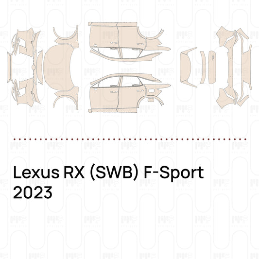 Pre-Cut PPF Lexus RX (SWB) F-Sport 2023