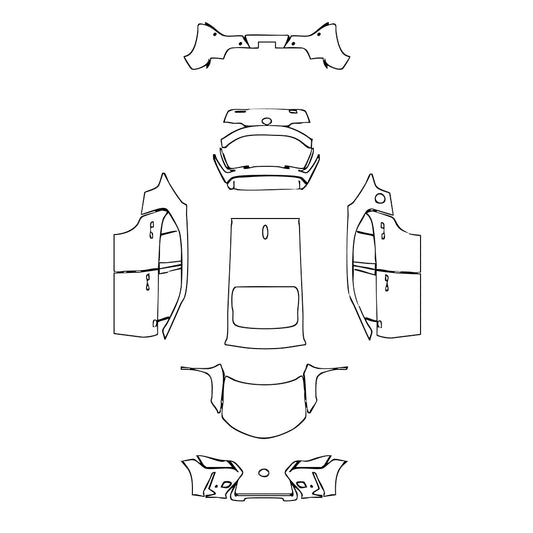 Pre-Cut PPF Lexus UX Base 2024 - PPF-Kits
