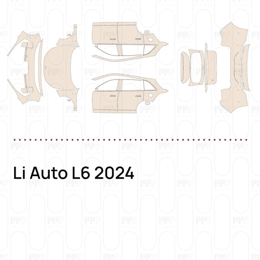 Li Auto L6 2024 – Forskåret PPF-lakbeskyttelsesfilm
