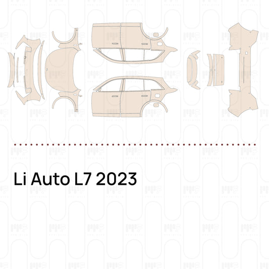 Li Auto L7 2023 – Forskåret PPF-lakbeskyttelsesfilm