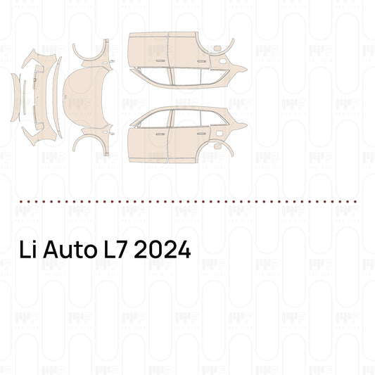 Li Auto L7 2024 – Forskåret PPF-lakbeskyttelsesfilm