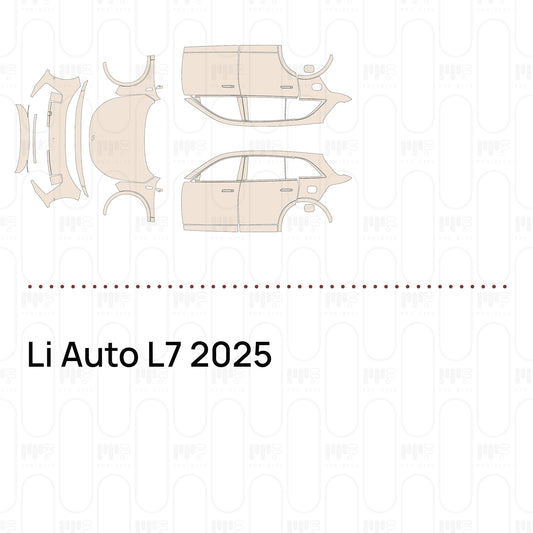 Li Auto L7 2025 – Forskåret PPF-lakbeskyttelsesfilm