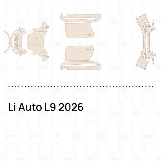 Li Auto L9 2026 – Forskåret PPF-lakbeskyttelsesfilm