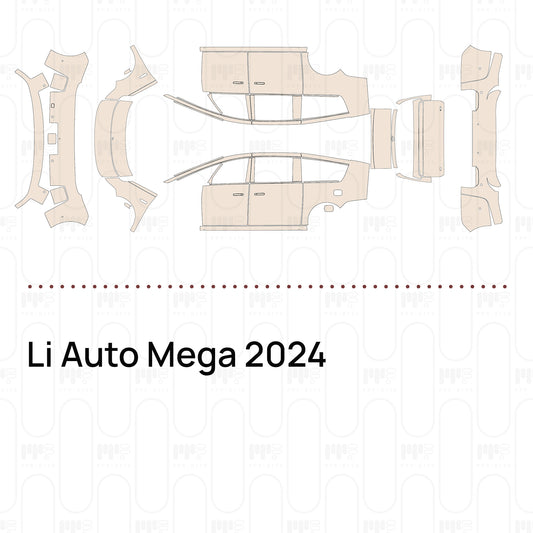 Li Auto Mega 2024 – Forskåret PPF-lakbeskyttelsesfilm