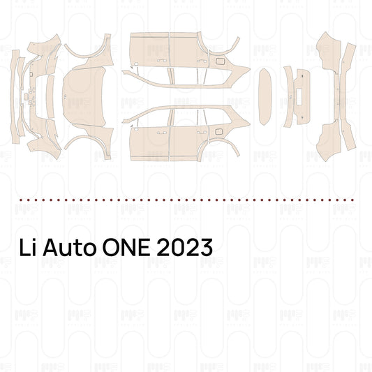Li Auto ONE 2023 – Forskåret PPF-lakbeskyttelsesfilm