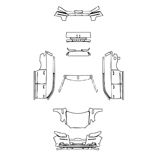 Pre-Cut PPF Lincoln NAVIGATOR Extended Wheelbase 2024 - PPF-Kits