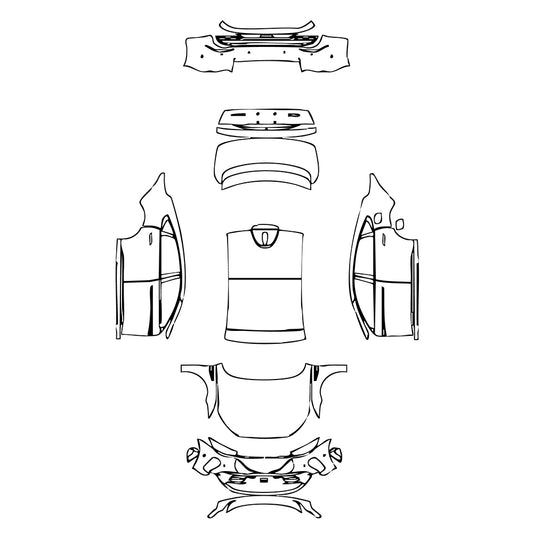 Pre-Cut PPF Lincoln Zephyr Luxury 2023 - PPF-Kits