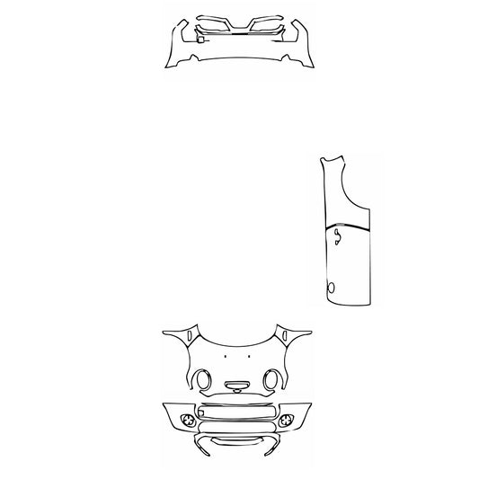 Pre-Cut PPF MINI MINI Convertible Cooper S JCW Package 2020 - PPF-Kits