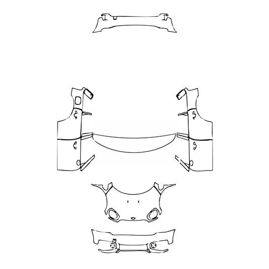 Pre-Cut PPF MINI MINI Countryman Cooper All4 2018 - PPF-Kits