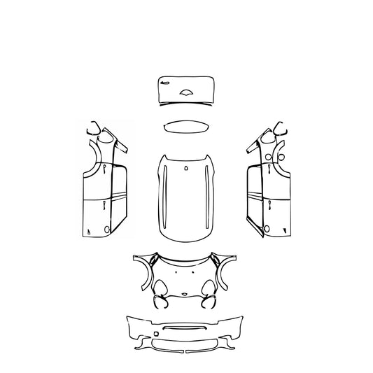 Pre-Cut PPF MINI MINI Countryman Cooper S All4 2013 - PPF-Kits